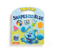 Melissa & Doug Blue's Clues & You! Libro tattile con bottoni Poke-A-Dot: Le forme con Blue