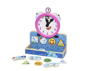 Melissa & Doug Blue's Clues & You, Orologio Magnetico, Giocattoli per Lo Sviluppo, Gioco Montessori, Gioco in Legno, Gioco Educativo, Regalo per Bambini e Bambine di 3 4 5 6 Anni