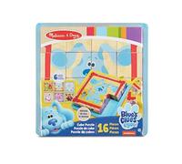 Melissa & Doug Blue's Clues & You, Puzzle con Cubi, Gioco Montessori, Gioco Legno, Multicolore, Gioco Educativo, Regalo Bambini e Bambine