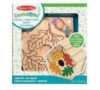 Melissa & Doug Cabina Per Uccelli in Legno, Decorazioni per la Casa degli Uccelli in Legno con Pennello e Pittura, Kit Fai da Te, Giocattoli Creativi, Per Bambini e Adulti