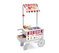 Melissa & Doug Carretto Snacks e Dolci in Legno, Set da gioco, bambini e bambine di 3, 4, 5, 6 anni in su.