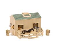 Melissa & Doug, Fienile in legno pieghevole portatile, Giocattoli di ruolo, Giochi in legno, Giocattoli Montessori, Regalo per Bambina E Bambino dai 3 4 5 6 7 Anni