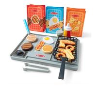 Melissa & Doug Flip & Fry Grill Play Set with Water Wow! Color Reveal Play Food Preschool Toy Ages 3+