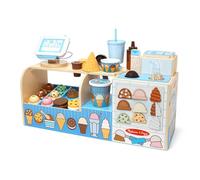 Melissa & Doug Giocattolo Finti Alimenti Gelateria Fantastici Gusti in Legno - Certificati FSC