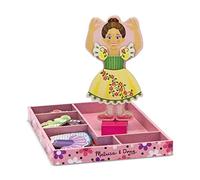 Melissa & Doug Gioco Calamite Bambola Da Vestire - Ballerina | Giochi Magnetici Per Bambini 3 Anni Su | Giochi Calamite Bambola Di Legno Crea La Moda | Bambole Con Vestiti Da Cambiare
