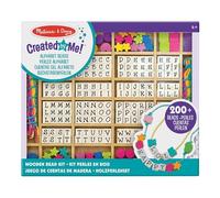 Melissa & Doug Gioco con Perline A Forma di Lettera in Legno, Multicolore