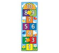 Melissa & Doug- Hop & Count Hopscotch Tappeto (imballaggio frustrato), Cuori, 96152