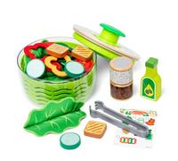 Melissa & Doug Set da Gioco Centrifuga per Insalata, Alimenti Giocattolo per Bambini e Bambine dai 3 Anni in su