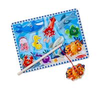 Melissa & Doug La Pesca Magnetica Gioco in Legno, Giocattoli per Lo Sviluppo, Gioco Educativo, Giochi creativi, Regalo Bambini Bambine di 3 4 5 6 Anni