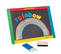 Melissa & Doug- Lavagna Secco con 36 Numeri e Lettere Magnetiche, Multicolore, 145