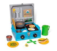 Melissa & Doug Let's Explore - Set da Gioco Cucinare all’Aperto, Giochi in Legno, Giochi Bambini 3 + Anni, Apprendimento Creativo, Montessori, Gioco di Finzione, Regalo per Bambina e Bambino