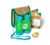 Melissa & Doug Let's Explore Set di Binocoli e Bussola, Giocattoli di ruolo, Set da gioco, Regalo Bambini Bambine di 3 4 5 6 7 anni