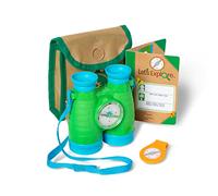 Melissa & Doug Let's Explore Set di Binocoli e Bussola, Giocattoli di Ruolo, Set da Gioco, Regalo Bambini Bambine di 3 4 5 6 7 Anni