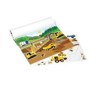 Melissa & Doug Libro Adesivi Attacca e Stacca - Album Stickers Riutilizzabili Veicoli, Giochi Creativi da Viaggio, Idea Regalo per Bambini, 3+ Anni - Certificati FSC