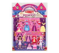Melissa & Doug Libro Adesivi Attacca e Stacca - Stickers Riutilizzabili Tema Principesse, Giochi Creativi da Viaggio, Idea regalo per Bambini, 4+ Anni