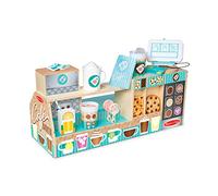 Melissa & Doug Macchina Caffè Bambini | Bar Con Macchina Regali | Set Accessori Cucina | Cucina Giocattolo Montessori Giochi 3 Anni In Su - Certificati FSC