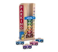 Melissa & Doug - Parcheggio per Auto, Gioco in Legno, Multicolore, Gioco Educativo, 3+ Anni, Regalo Bambini Bambine