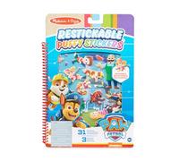 Melissa & Doug, PAW Patrol, Adesivi Morbidi Adventure Bay, 31 adesivi riutilizzabili