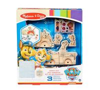 Melissa & Doug Paw Patrol Kit per lavori creativi con 3 veicoli in legno, Chase Marshall Skye Rubble, Decora il tuo Veicolo, Giochi creativi, Giochi pittura, Regalo Bambini Bambine 3 4 5 6 7 8 Anni