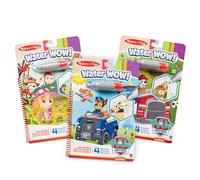 Melissa & Doug | Paw Patrol Water Wow | Skye, Rubble, Marshall, Chase |Set 3 Pezzi | Blocco da Scoprire con Acqua | Multicolore | Gioco Educativo | 3+ Anni | Regalo Bambini Bambine