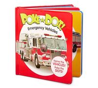 Melissa & Doug Poke-a-DOT Veicoli di Emergenza, Libri di attività, 3+, Regalo per Ragazzo o Ragazza