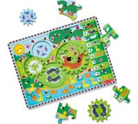 Melissa & Doug Puzzle con ingranaggi rotanti in legno Inseguimento Degli Animali - 24 pezzi