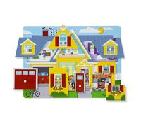 Puzzle Sonoro in Legno per Bambini La Casa Giochi ad Incastro 8 Pezzi 10734 Meli