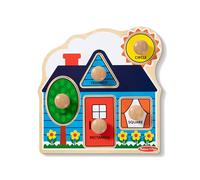 Melissa & Doug Puzzle in Legno per Bambini Prime Forme, Regalo Bambina e Bambino, Giochi a Incastro con Forme per Bimbo o Bimba, Gioco Puzzle Pezzi Grandi Bambini 2, 3, 4, 5 Anni