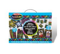 Melissa & Doug- Scratch Art-Deluxe Party Favour Fogli di Disegni, Multicolore, 42045