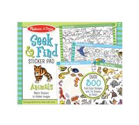 Melissa & Doug Blocco di adesivi Cerca e Trova – Animali – MD30152