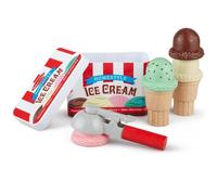 Melissa & Doug Set Da Gelateria Giocattolo| Giocattoli di ruolo | Gelato giocattolo | 3+ | Gioco Montessori | Regali per Bambino e Bambina