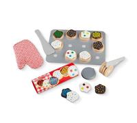 Melissa & Doug Set di Biscotti in Legno, Giocattoli di Ruolo, Cibo Giocattolo per Bambini, Accessori Cucina Legno per Bambini, Giocattoli Montessori, Giochi Bambino Bambina 3-6 Anni