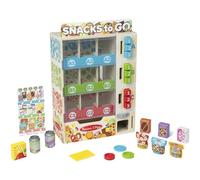 Melissa & Doug Set da Gioco Distributore Automatico in Legno Ordina, Riempi, Scegli, Cibo Giocattolo in Legno per Bambini e Bambine dai 3 Anni in su
