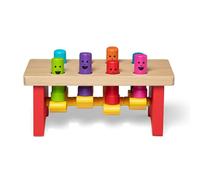 Melissa & Doug Banco per Martellare Deluxe, Giocattolo per Bambini in Legno Con Martelletto, Giocattoli per Lo Sviluppo, 3+, Gioco Montessori, Regalo per Bambine e Bambini