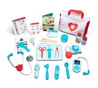 Melissa & Doug Set Piccoli Dottori - Gioco per Fare il Dottore o il Paziente, Gioco Educativo, Giochi di Imitazione Montessori per Bambino e Bambina, 3+ Anni