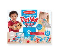 Melissa E Doug 24PC Examin Veterinario Animale Domestico Set