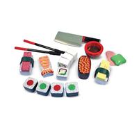 Melissa & Doug Set da Gioco in Legno Taglia Il Sushi, Giochi in legno, Giocattoli di ruolo per Bambini, Gioco Montessori, 3+ Anni, Regalo per bambini e bambine