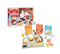 Melissa & Doug Set Water Wow! Griglia da Gioco - Gioco Educativo per Cucinare, Cibo Che Cambia Colore con l'Acqua, Regalo per Bambini e Bambine, 3+ Anni