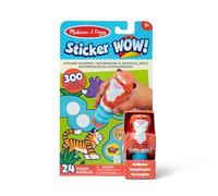 Melissa & Doug Sticker Wow! Timbratore di Adesivi e Blocco attività di 24 Pagine, 300 Adesivi, Personaggio da Collezione Giocattolo Fidget per Lavoretti Artistici - Tigre