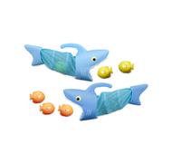 Melissa & Doug Sunny Patch Spark Shark Fish Hunt Gioco da piscina con 2 reti e 6 pesci da catturare per 8 anni