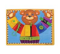 Melissa & Doug - Tavola Attivita' in Legno | Multicolore | Problem Solving | Sviluppo Attivita' Motorie e Cognitive | Gioco Educativo | 3+ | Regalo Bambini Bambine
