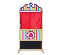 Melissa & Doug Teatrino dei Burattini Deluxe -Teatro Bambini con Lavagnetta per Spettacoli, Giochi Creativi e Montessori, Giocattolo Educativo, Regalo per Bambini e Bambine, 3+ Anni