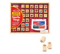 Melissa & Doug Timbrini per Bambini I Set Stampi I Lavoretti Creativi per Bambini | Timbri Bambini I Set Timbri I Inchiostro per Timbri Lavabile I Regalo per Bambina e Bambino 3 4 5 6 Anni
