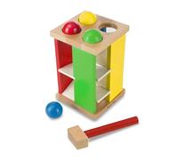 Melissa & Doug Torre della libbra e del Rullo, Set in Legno, Gioco Educativo, Giocattoli per Lo Sviluppo, Giocattoli Prima Infanzia, Montessori, Regalo Bambini Bambine di 2 3 4 5 Anni