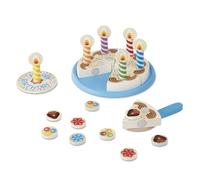 Melissa & Doug Torta Di Compleanno In Legno, Accessori Per La Cucina Giocattolo, Cibo Giocattolo per Bambini, Accessori Cucina Legno per Bambini, Giochi Bambino Bambina 3-6 Anni