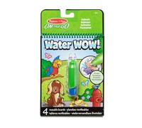 Melissa & Doug Water Wow! Magic Water Book | Libro da Colorare con la Penna Magica a Tema Animali | Album con Pennarelli ad Acqua | Giochi da Viaggio per Bambini dai 3 ai 7 anni