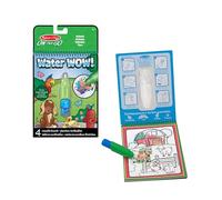 Melissa & Doug Water Wow! Libro Magico da Colorare con Pennello ad Acqua - Tema Animali, Gioco Educativo da Viaggio per Bambini, 3+ Anni - Certificati FSC