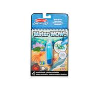 Melissa & Doug Wow Magic Water Book | Libro da Colorare con la Penna Magica a Tema Mondo Sottomarino | Album con Pennarelli ad Acqua | Giochi per Bambini dai 3 ai 7 anni