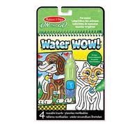Melissa & Doug Water Wow Magic Water Book | Libro Magico da Colorare con la Penna Magica a Tema Animali domestici | Album da Colorare con Pennarelli ad Acqua | Giochi per Bambini dai 3 ai 7 anni