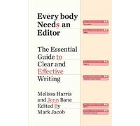 Melissa Harris Jenn Bane Everybody Needs an Editor (Copertina rigida)